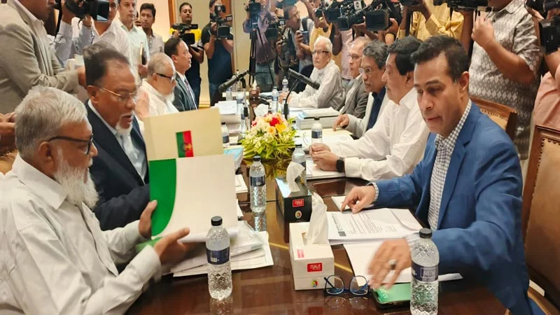 ঐকমত্য কমিশনের সাথে বৈঠকে বিএনপি